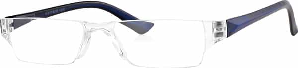 Klar Eye Rectangle Rimless Power Reading Glasses Men And Women Powers +1 To +3.50+1.75 Power Blue