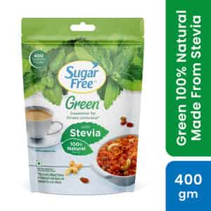 Sugar Free Green Sweetener With Natural Stevia - 400 G Pouch