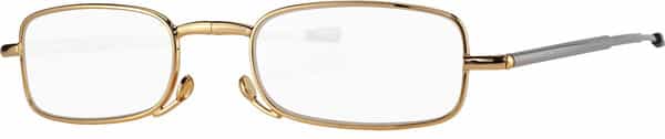 Klar Eye Folding Power Pocket Reading Glasses Men And Women Powers +0.75 To +3.500.75 Power Gold