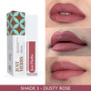 Just Herbs Ayurvedic Creamy Matte Long Lasting Liquid Lipstick . - Dusty Rose