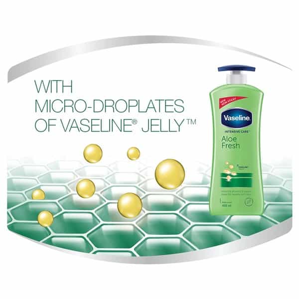 Vaseline Intensive Care Aloe Fresh Body Lotion Bottle Of 400 Ml