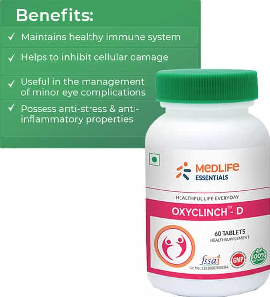 Medlife Essentials Oxyclinch-D Tablet 60