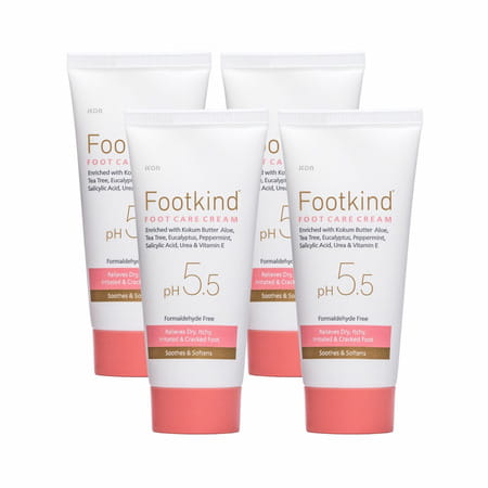 Footkind Foot Care Cream 60 Gm | With Aloe | Cocoa Butter & Coconut Oil (Pack Of 2)
