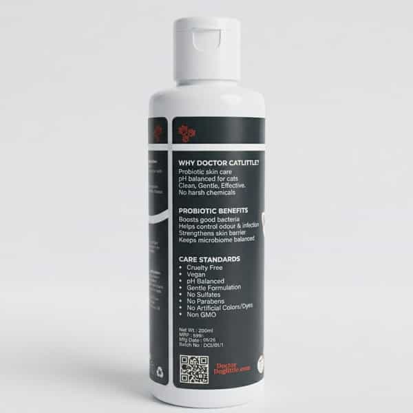 Doctor Catlittle Probiotic Cat Deep Cleansing 2-In-1 Shampoo & Conditioner (300 Ml)
