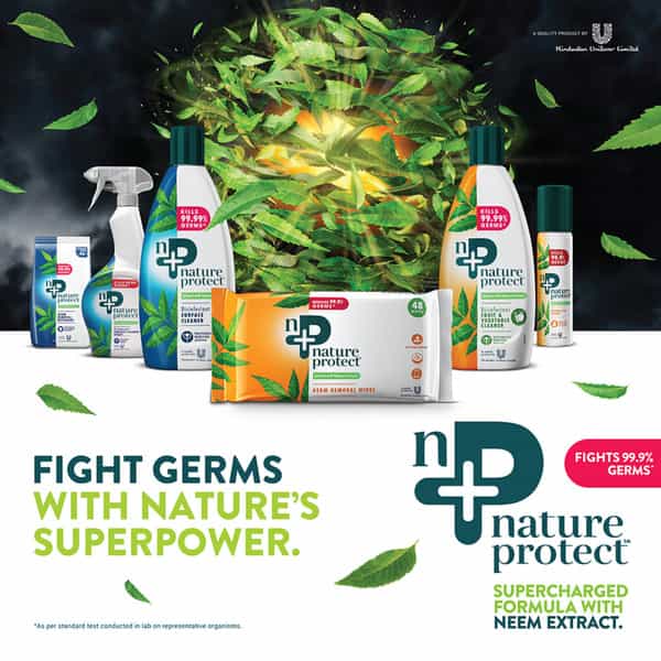 Nature Protect Germ Removal Multipurpose Wipes Removes 99.9% Germs - 48 Wipes