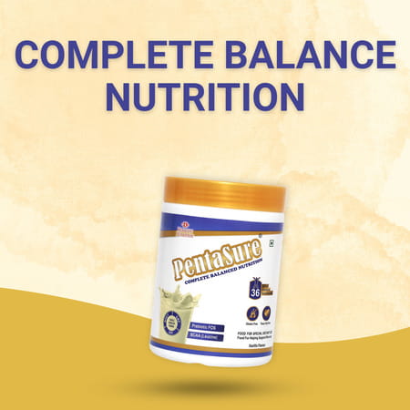 Pentasure Complete Balanced Nutrition Vanilla Flvour Jar 400 Gm