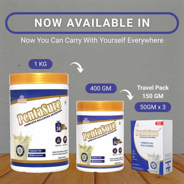 Pentasure Complete Balanced Nutrition Vanilla Flvour Jar 400 Gm