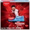 Colgate Maxfresh Toothpaste Blue Gel Paste 150g X 4 (Peppermint Ice Saver Pack) - 600g