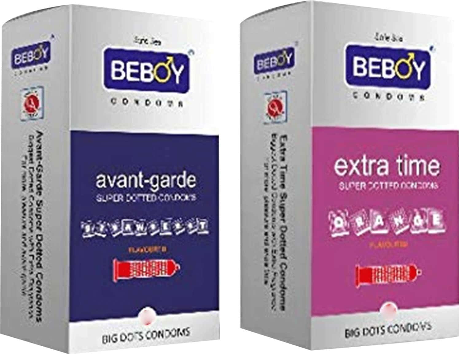 Beboy United Climax Delay Condoms- 12 Count