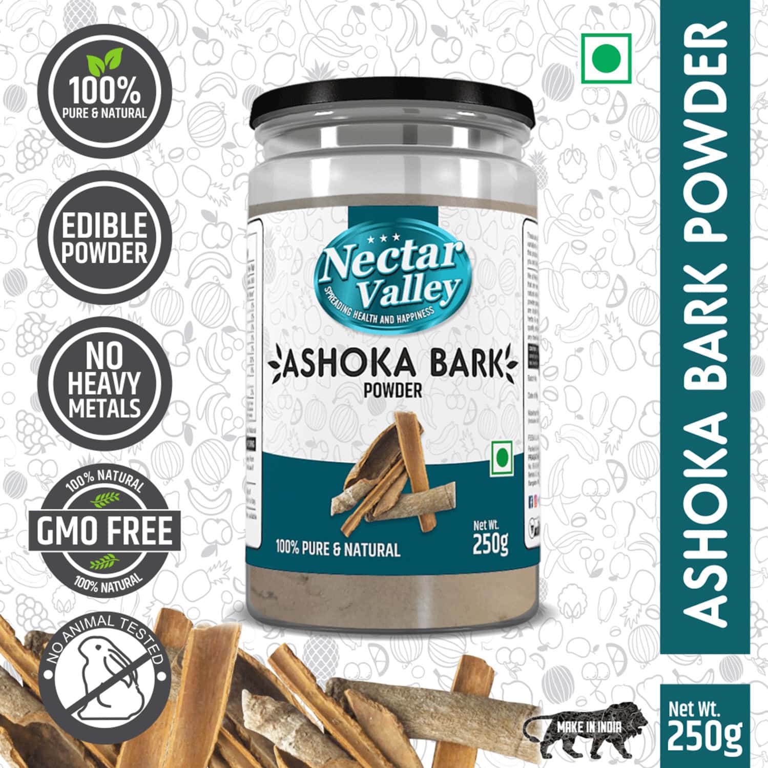 Buy NECTAR VALLEY ASHOKA BARK / ASHOKA CHAAL (SARACA INDICA) PURE