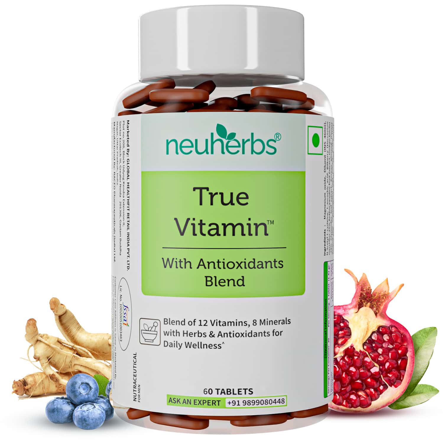 Neuherbs True Vitamin 60 Tablets