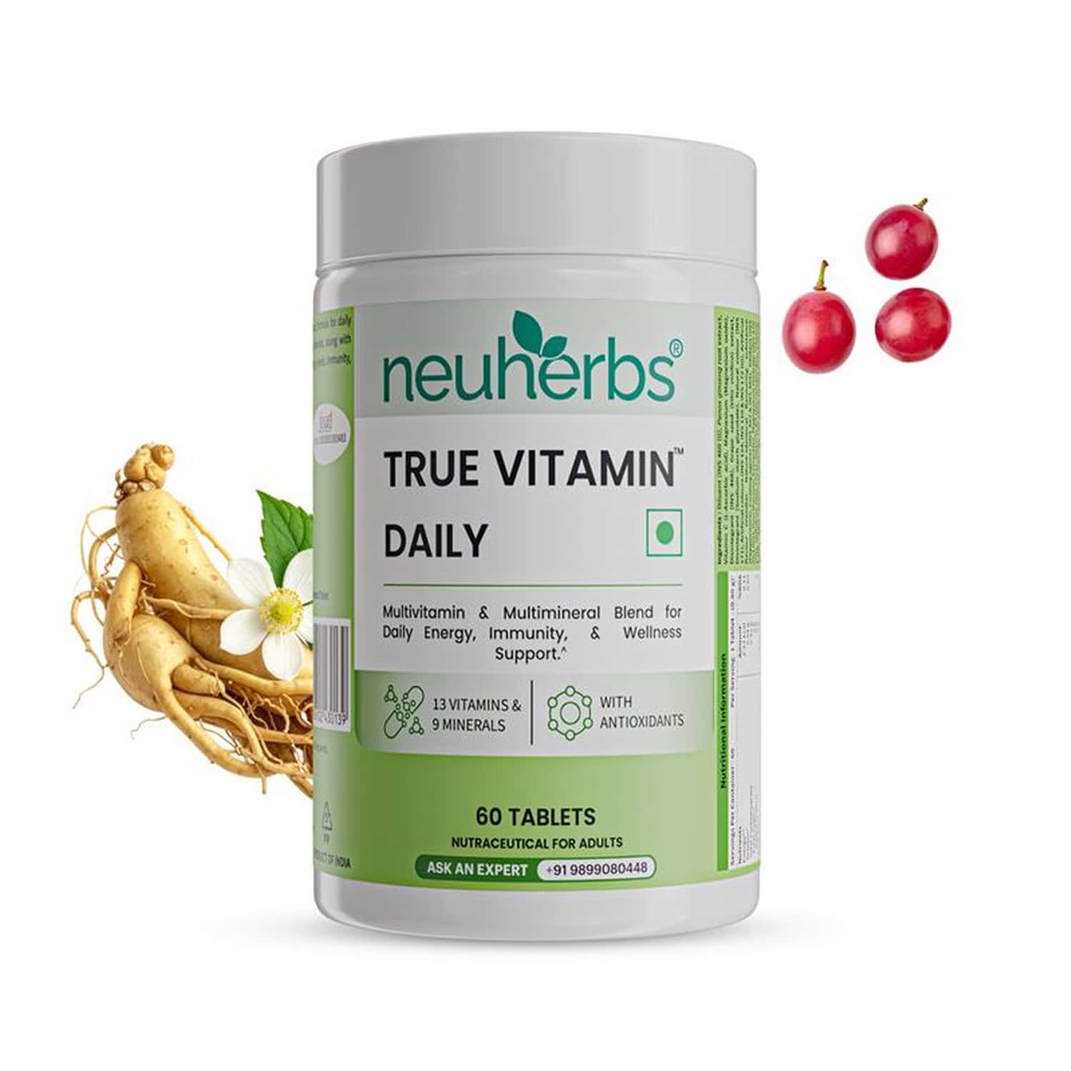 Neuherbs True Vitamin 60 Tablets