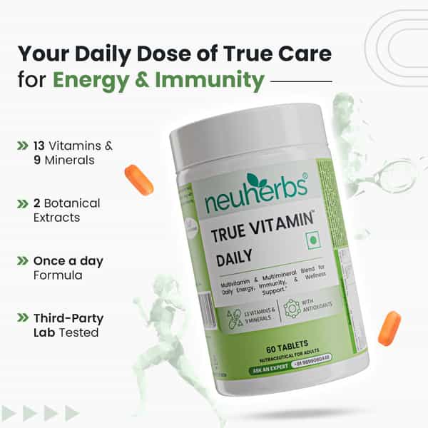 Neuherbs True Vitamin 60 Tablets