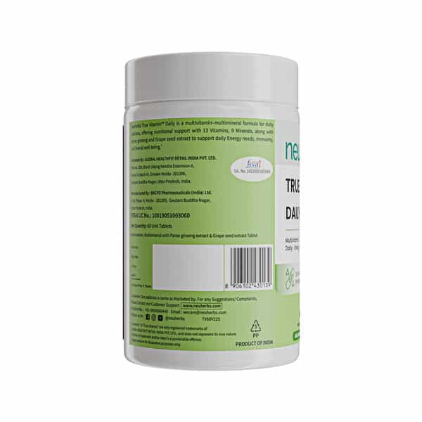 Neuherbs True Vitamin 60 Tablets
