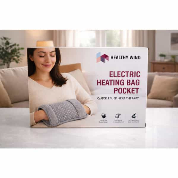 Healthy Wind Electric Heating Bag Pocket Pre-Filled Gel With Free N95 Mask