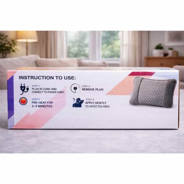 Healthy Wind Electric Heating Bag Pocket Pre-Filled Gel With Free N95 Mask