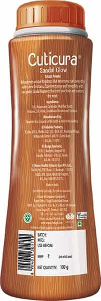 Cuticura Sandalglow Talcum Powder - 100G