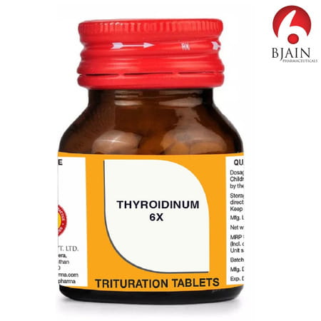 Bjain Thyroidinum Trituration Tablet 6x | 25gm