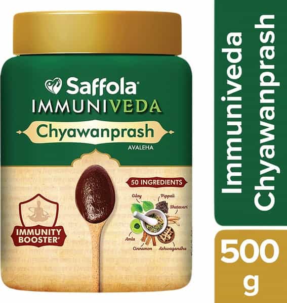 Saffola Immuniveda Chyawanprash Helps Boosts Immunity Improve Strength 500 Gm