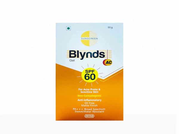 Blynds Ac Spf 60 Sunscreen Gel 50Gm