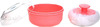 Mee Mee Premium Powder Puff With Powder Storage (Pink)