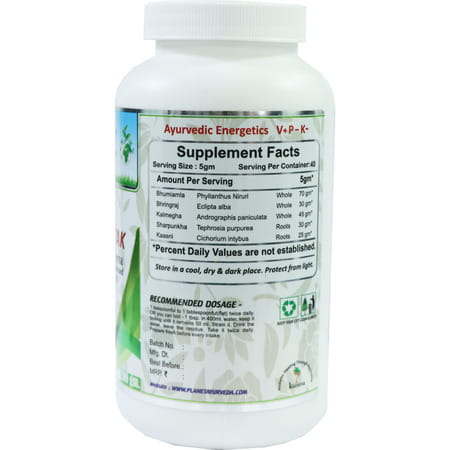 Planet Ayurveda Yakrit Plihantak Churna - 200 Gm | Clinically Tested Formula For Fatty Liver