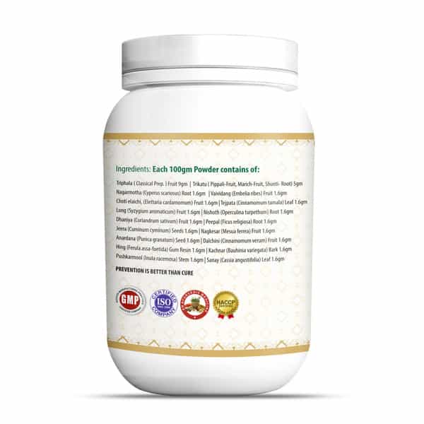 Jeena Sikho Dr Shuddhi Powder | Ayurvedic Churan | Healthy Digestion | Immunity | Wellness - 100G