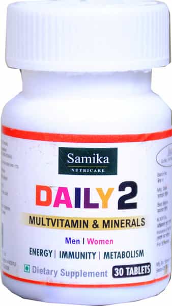 Samika Nutricare Daily 2 Multivitamin And Minerals - 30 Tablets