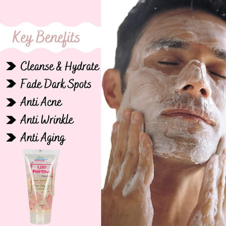 Ldd Bioscience Pure Glow Face Wash Prevent Acne Breakouts For Pimple Free Skin (Pack Of 3)