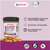 Jus Amazin Crunchy Almond Butter With Flaxseeds-200G|Clean Nutrition |90% Almonds|No Refined Sugar