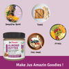 Jus Amazin Crunchy Almond Butter With Flaxseeds-200G|Clean Nutrition |90% Almonds|No Refined Sugar