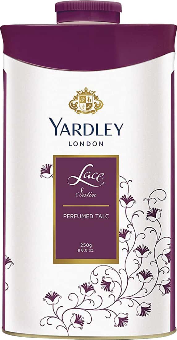 Yardley London Lace Satin Talc - 250 Gm