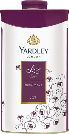 Yardley London Lace Satin Talc - 250 Gm