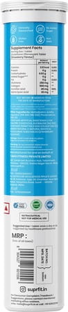 Suprfit Effervescent Tablets- Glutathione 20 Tablets Tube