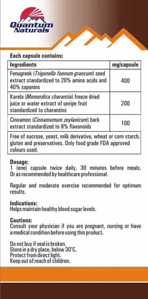 Quanto Diab Forte - 60 Capsules Pack Of 2