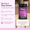Wishnew Wellness Sleepease 30 Veg Capsules Advanced Sleep Formula L-Theanine | Melatonin | Valerian