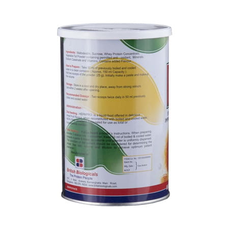 Hepa Pro Mixed Fruit Flavour Specialised Diet For Liver Function Tin 400 Gm