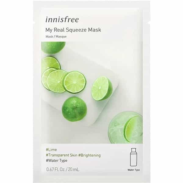 Innisfree My Real Squeeze Sheet Mask - Lime- 1 Pc