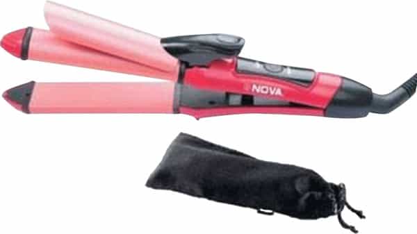 Nova Nhs-800 Hair Straightener (Pink)