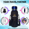 Outer Woods Insulin Cooler Bottle Case With 8 Mini Ice Gel Packs | 20+ Hrs Cooling | Medium - Blue
