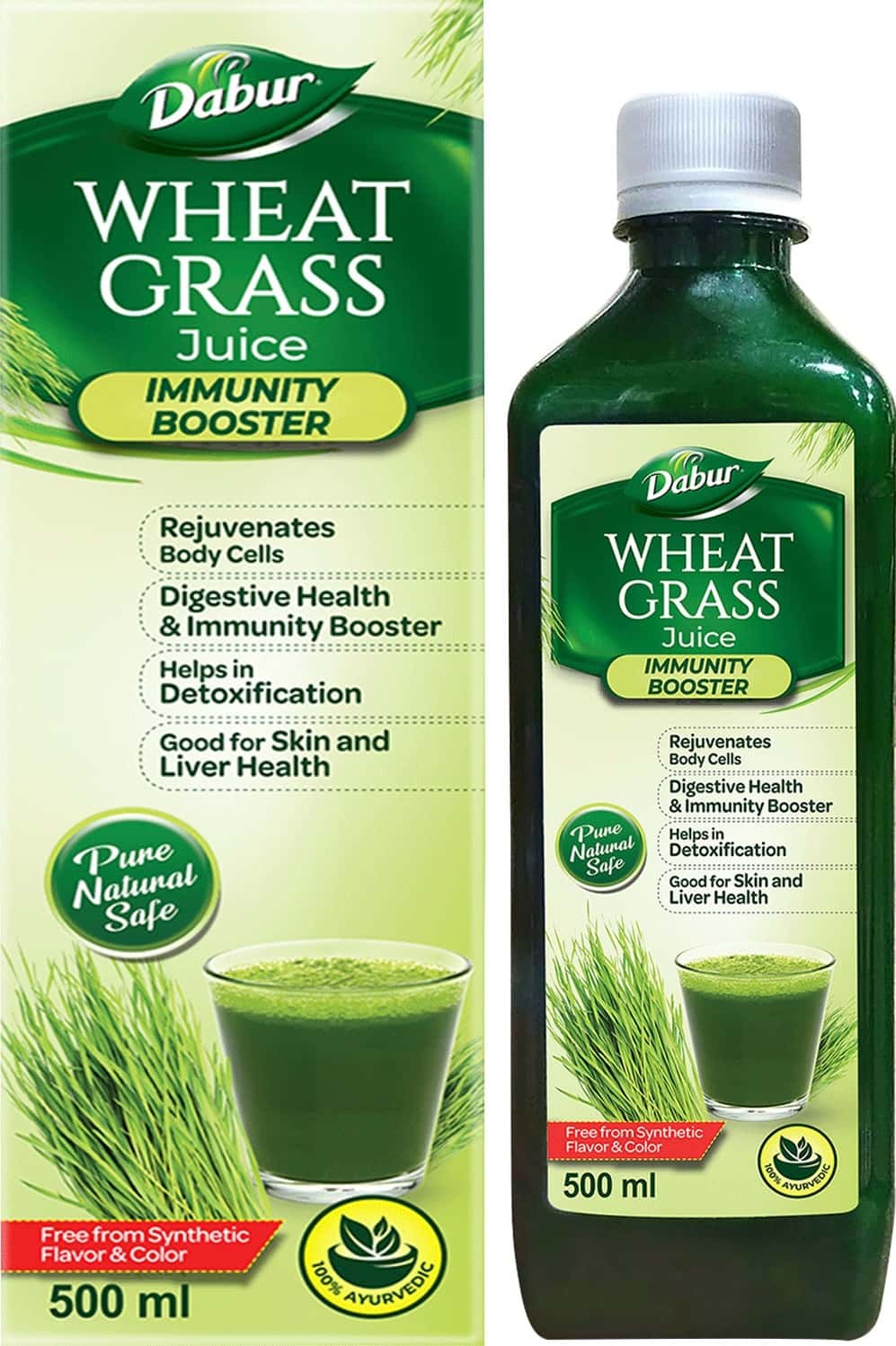 Buy DABUR WHEATGRASS JUICE 500ML Online & Get Upto 60 OFF at PharmEasy