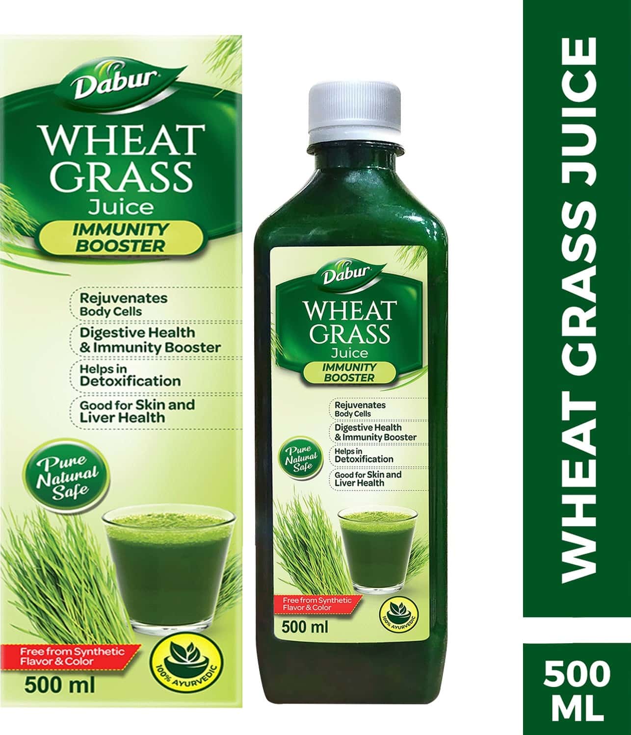 Buy DABUR WHEATGRASS JUICE 500ML Online & Get Upto 60 OFF at PharmEasy