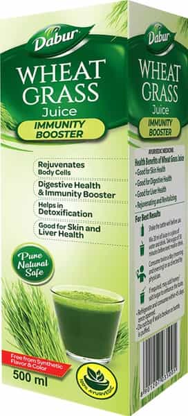 Dabur Wheatgrass Juice - 500Ml