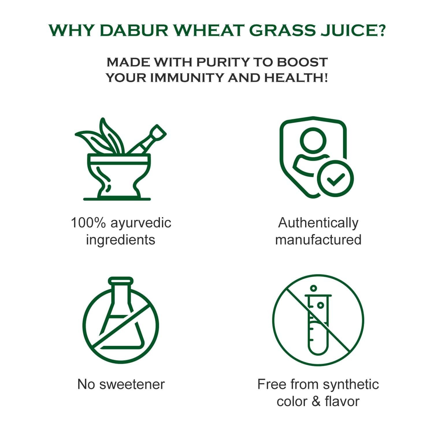 Buy DABUR WHEATGRASS JUICE 500ML Online & Get Upto 60 OFF at PharmEasy