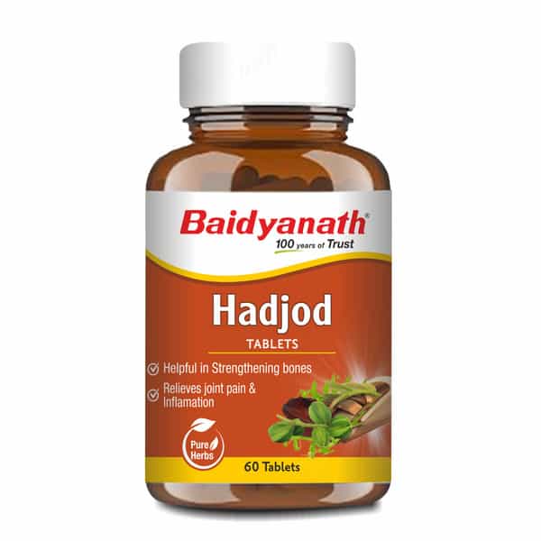 Baidyanath Ayurved Hadjod 60S | Bone & Joint Health Support