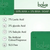 Bake 10% Aha + 1% Bha Soap For Pores | Exfoliation & Strawberry Skin (Pack Of 2)