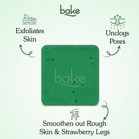 Bake 10% Aha + 1% Bha Soap For Pores | Exfoliation & Strawberry Skin (Pack Of 2)