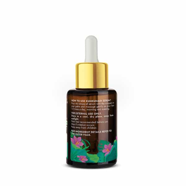 Kapiva Kumkumadi Glow Serum With Manjistha | Mulethi & Green Tea Bottle Of 30Ml