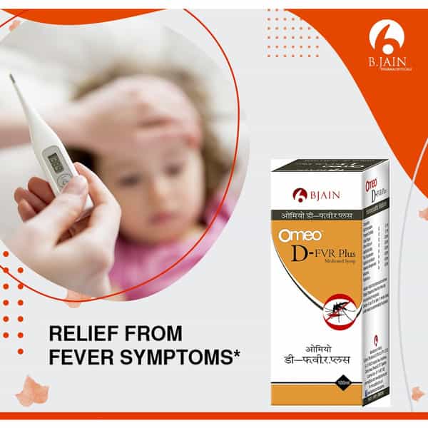 Bjain D-Fvr Plus Syrup 200Ml | Supports Fever Relief | Body Pain & Weakness Recovery