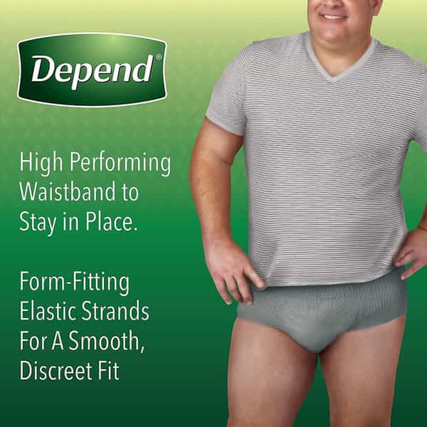 Underwear| Depend Max Absrb Men Lg (Units Per Pack: 17)